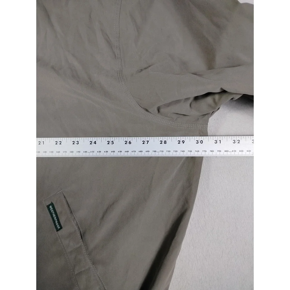 Weatherproof Jacket Mens 2XL Gray Microfiber Windbreaker Bomber Lined Outdoor